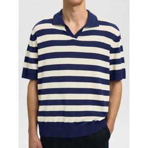 Selected Torino Relaxed Knit Polo Shirt
